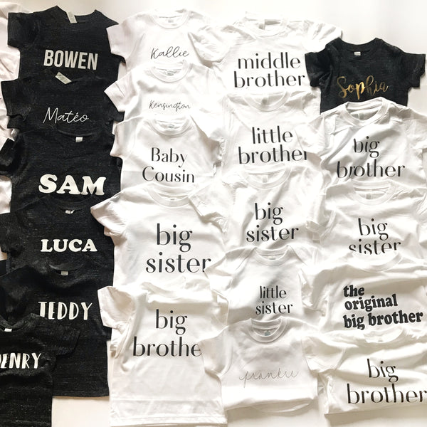 Personalized Name Shirt - WHITE - Dotboxed