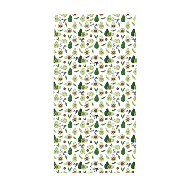 Personalized Name - Beach Towel with Large Centered Name - Dotboxed