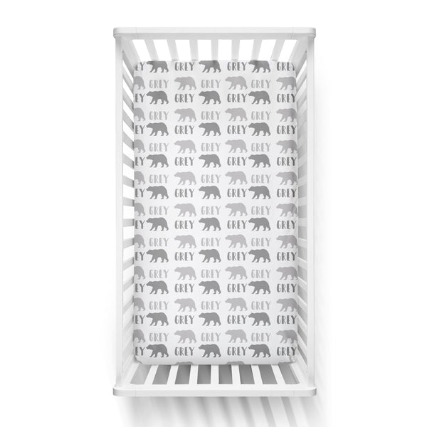 Personalized Name Crib Sheet-  YOU DESIGN COLORED BACKGROUND - Dotboxed