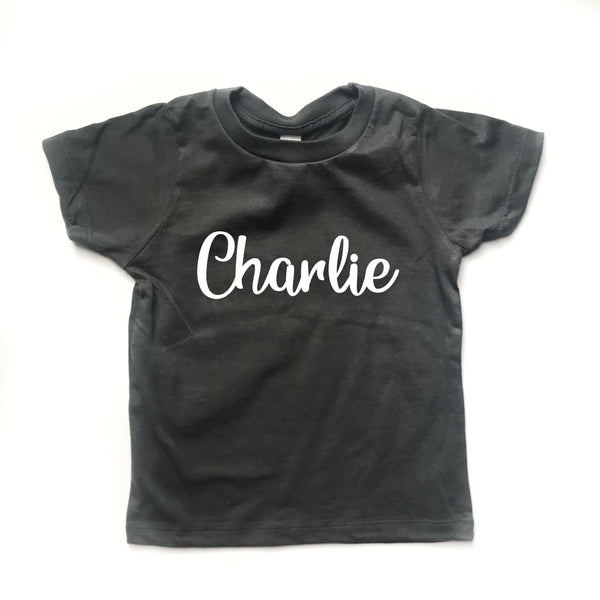 Personalized Name Shirt - DARK GREY - Dotboxed