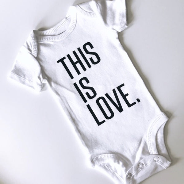 This Is Love (bold font) - BODYSUIT - Dotboxed