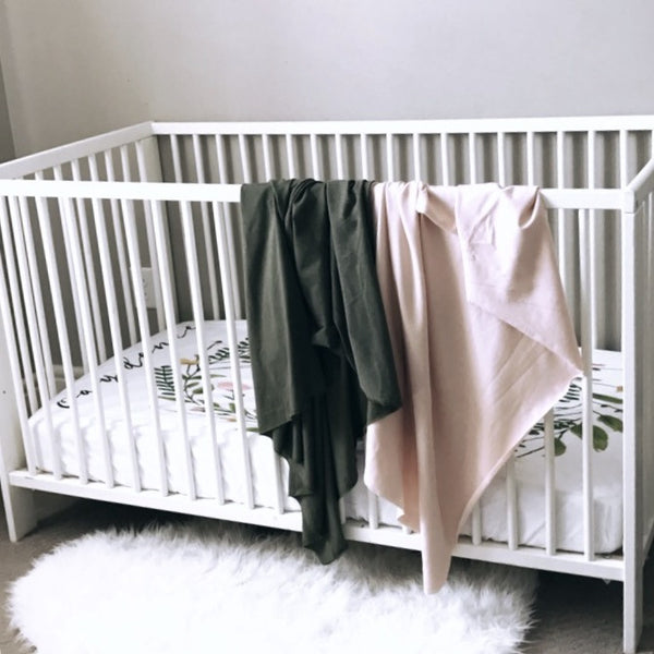 Nude - swaddle - BLANKET + TIED KNOT BEANIE - Dotboxed