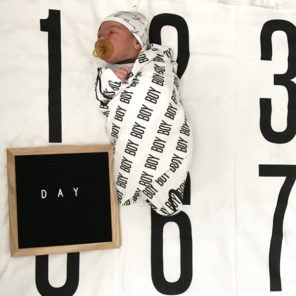ANNIVERSARY BLANKET - BIG + BOLD NUMBERS - Wholesale - Dotboxed