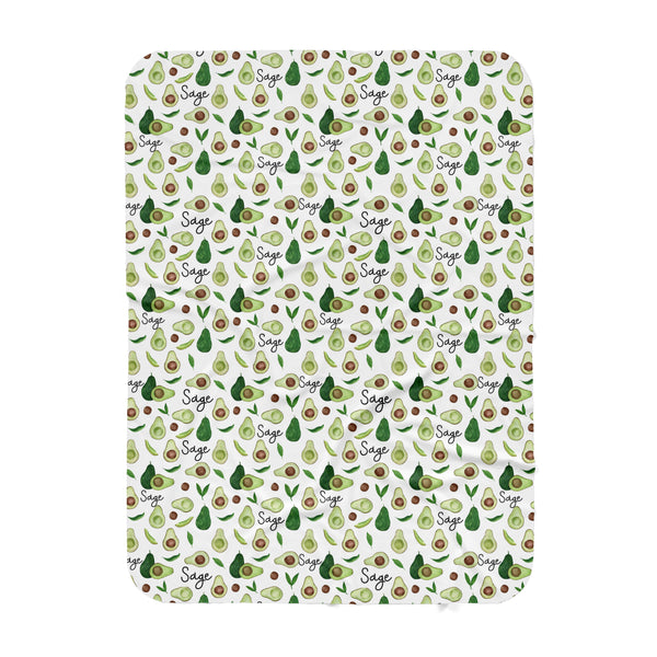 Personalized Name Blanket -  AVOCADOS