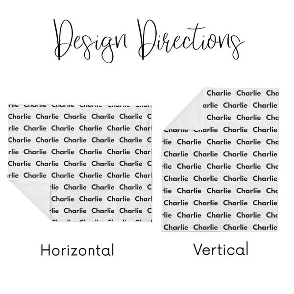 Personalized Name Minky Blanket - NAUTICAL