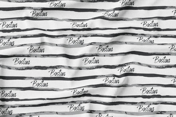 Personalized Name Blanket - Watercolor Black Stripes - Dotboxed