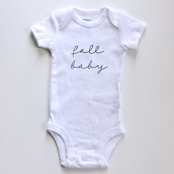 spring / summer / fall / winter  baby seasons announcement BODYSUIT - Dotboxed