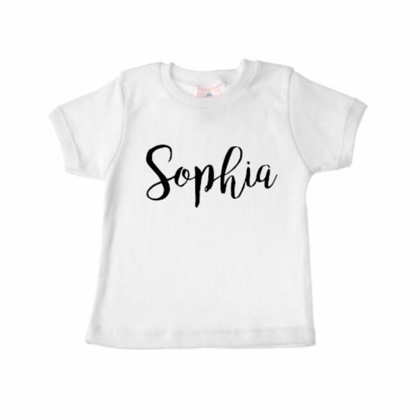 Personalized Name Shirt - WHITE - Dotboxed