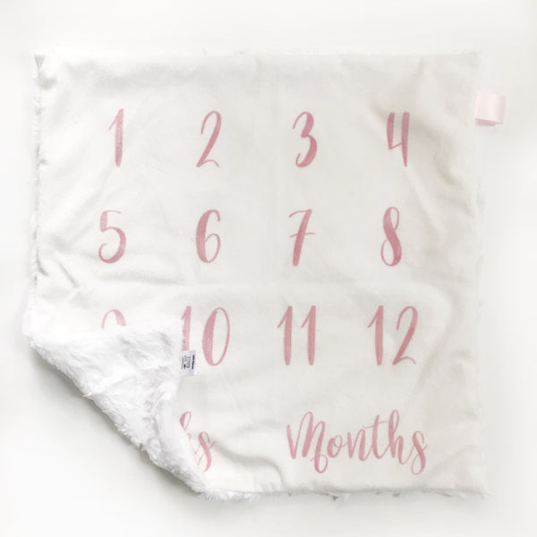 Milestone Lovey Blanket