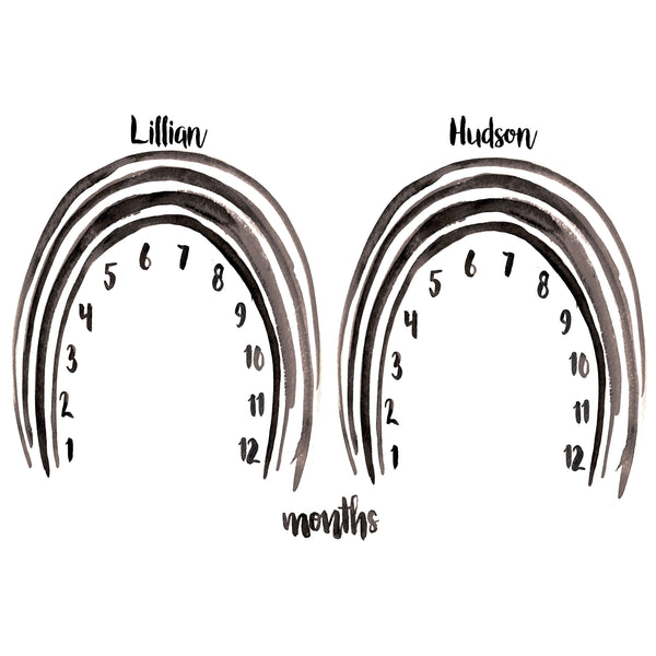 ANNIVERSARY BLANKET - RAINBOW TWINS - Dotboxed