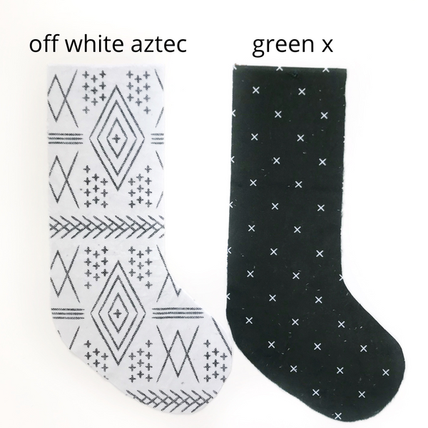 Personalized Stockings - Reversible