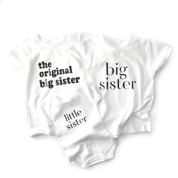 Sibling Shirts BIG SISTER - Dotboxed