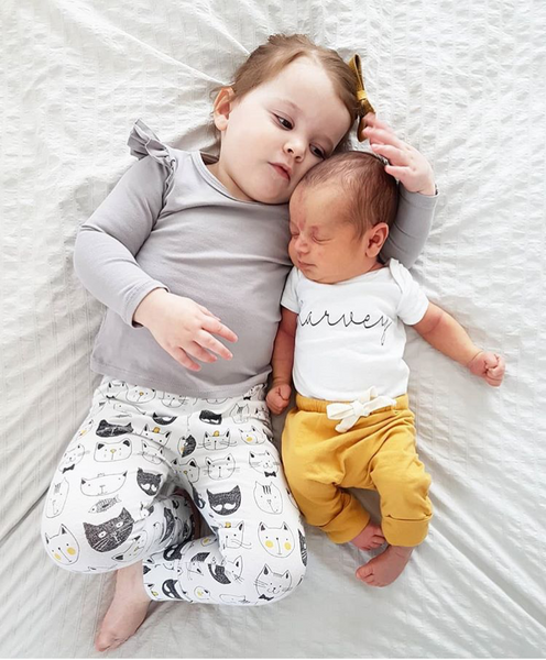 Personalized Name Bodysuit - WHITE - Dotboxed