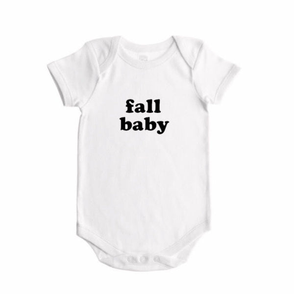spring / summer / fall / winter  baby seasons announcement BODYSUIT - Dotboxed