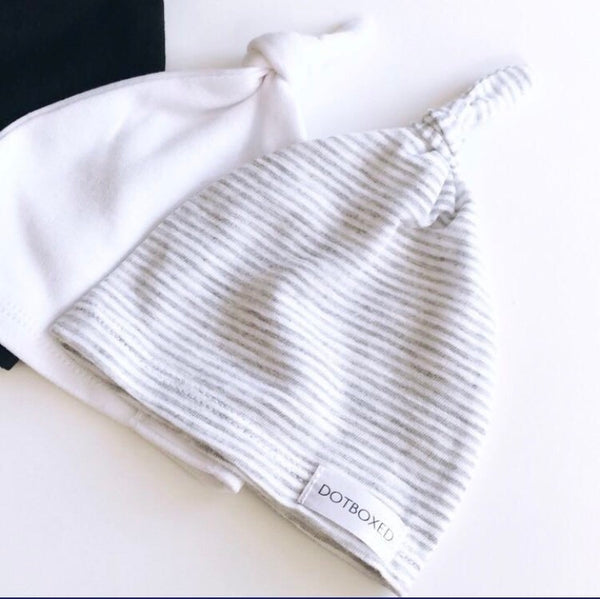 TIED KNOT BEANIE HATS - Dotboxed