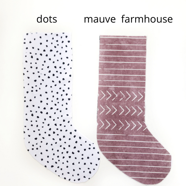 Personalized Stockings - Reversible