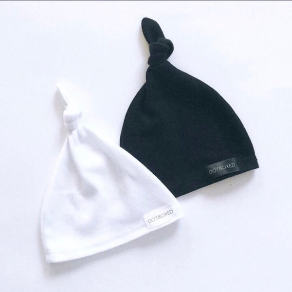 TIED KNOT BEANIE HATS - Dotboxed