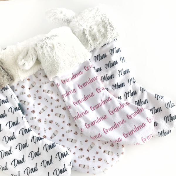 Personalized Stockings - Reversible