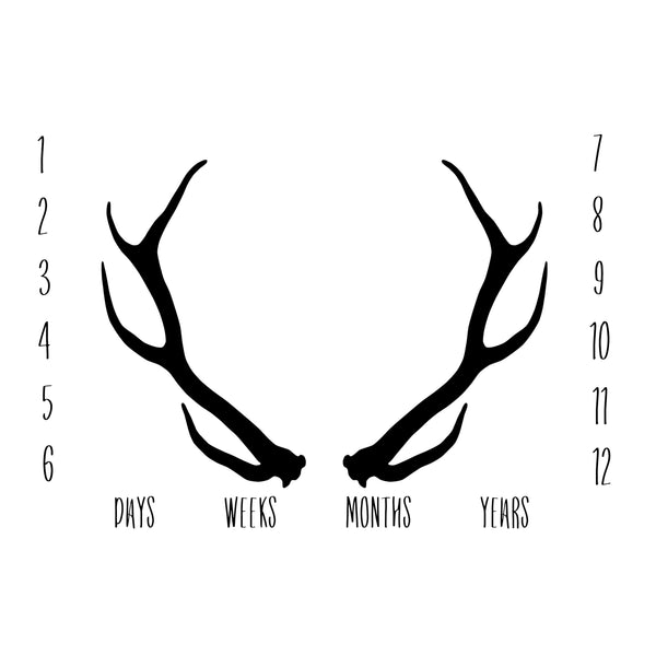 ANNIVERSARY BLANKET - ANTLERS - Dotboxed