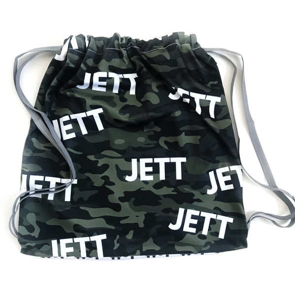 Personalized Name - Drawstring Backpack - Dotboxed