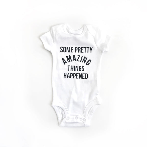 SLIGHTLY IMPERFECT- SOME PRETTY AMAZING THINGS HAPPENED- BODYSUIT - Dotboxed