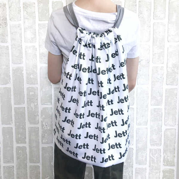 Personalized Name - Drawstring Backpack - Dotboxed