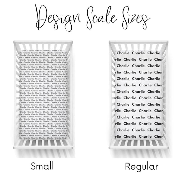 Personalized Name Crib Sheet-  CONSTRUCTION - Dotboxed