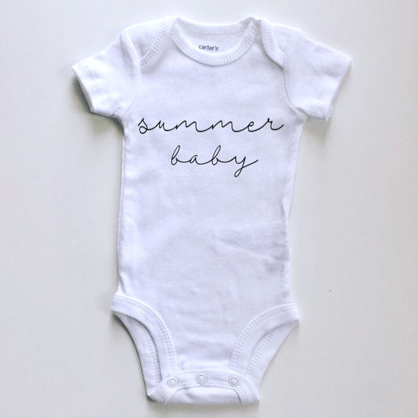 spring / summer / fall / winter  baby seasons announcement BODYSUIT - Wholesale - Dotboxed