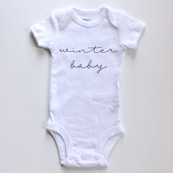 spring / summer / fall / winter  baby seasons announcement BODYSUIT - Wholesale - Dotboxed